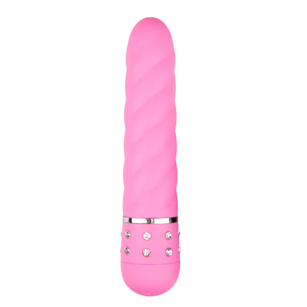 Mini Vibrator ET Diamond Twisted Pink Mini Vibrator ET Diamond Twisted Pink