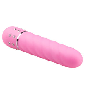 Mini Vibrator ET Diamond Twisted Pink Mini Vibrator ET Diamond Twisted Pink