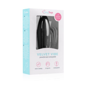 Mini Vibrator EasyToys Velvet Black