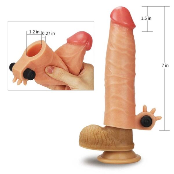 Prelungitor Penis Nature Extender Add 1.5 Inch Vibrating Prelungitor Penis Nature Extender Add 1.5 Inch Vibrating