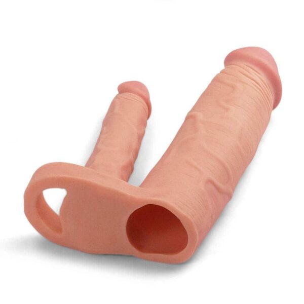 Prelungitor Penis Pleasure X-Tender Add 2 Inch Double Pleasure Prelungitor Penis Pleasure X-Tender Add 2 Inch Double Pleasure
