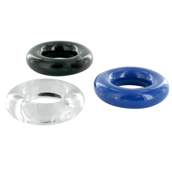 Set Inele Penis Donut Rings - Assorted 3 Pack Set Inele Penis Donut Rings - Assorted 3 Pack