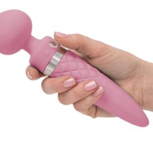 Stimulator Clitoris Pillow Talk Sultry Pink Dual Ended Warming Massager