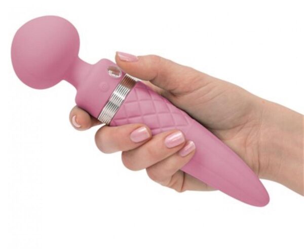 Stimulator Clitoris Pillow Talk Sultry Pink Dual Ended Warming Massager Stimulator Clitoris Pillow Talk Sultry Pink Dual Ended Warming Massager