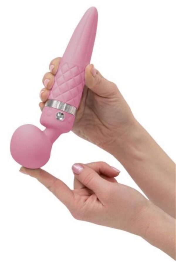 Stimulator Clitoris Pillow Talk Sultry Pink Dual Ended Warming Massager Stimulator Clitoris Pillow Talk Sultry Pink Dual Ended Warming Massager