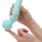 Stimulator Clitoris Pillow Talk Sultry Turquoise Dual Ended Warming Massager