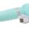 Stimulator Clitoris Pillow Talk Sultry Turquoise Dual Ended Warming Massager