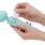 Stimulator Clitoris Pillow Talk Sultry Turquoise Dual Ended Warming Massager
