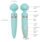 Stimulator Clitoris Pillow Talk Sultry Turquoise Dual Ended Warming Massager