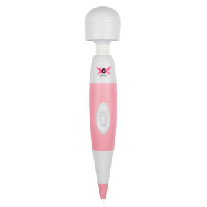 Stimulator Clitoris Pixey Wand Plug In White Pink