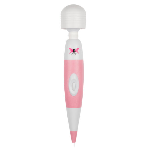 Stimulator Clitoris Pixey Wand Plug In White Pink Stimulator Clitoris Pixey Wand Plug In White Pink