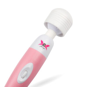 Stimulator Clitoris Pixey Wand Plug In White Pink Stimulator Clitoris Pixey Wand Plug In White Pink