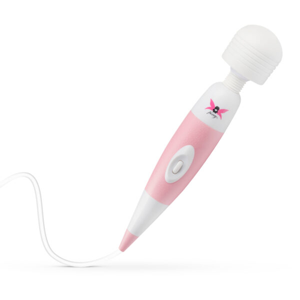 Stimulator Clitoris Pixey Wand Plug In White Pink Stimulator Clitoris Pixey Wand Plug In White Pink
