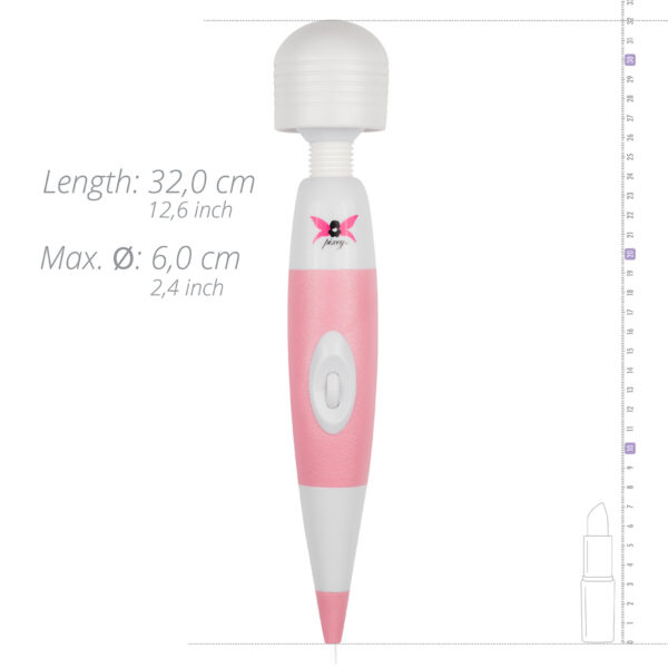 Stimulator Clitoris Pixey Wand Plug In White Pink Stimulator Clitoris Pixey Wand Plug In White Pink