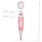 Stimulator Clitoris Pixey Wand Plug In White Pink