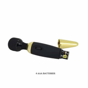 Stimulator Clitoris Power Wand Black/Gold Stimulator Clitoris Power Wand Black/Gold