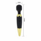 Stimulator Clitoris Power Wand Black/Gold