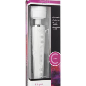 Stimulator Clitoris Wand Essentails Utopia White