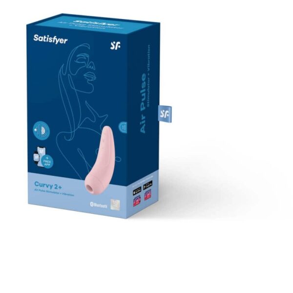 Stimulator De Clitoris Satisfyer Curvy 2 + Pink Stimulator De Clitoris Satisfyer Curvy 2 + Pink