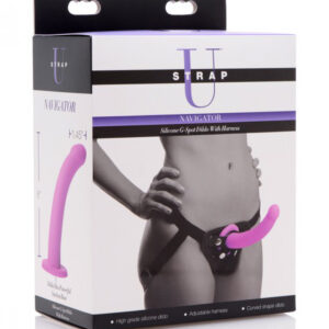 Strap-on U Strap Navigator Silicone Dildo G Spot