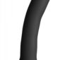 Strap-on U Strap Pegged Silicone Dildo Black