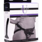 Strap-on U Strap Pegged Silicone Dildo Black