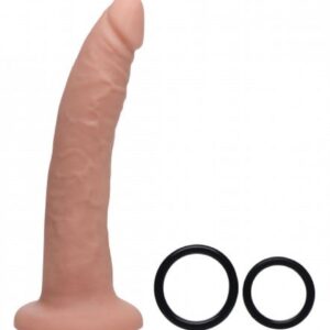 Strap-on U Strap Seducer 7.5 Inch Silicone Dildo Flesh Strap-on U Strap Seducer 7.5 Inch Silicone Dildo Flesh