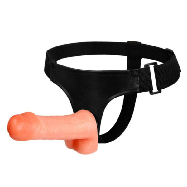 Strap-on Ultra Passionate Harness With Balls Flesh Strap-on Ultra Passionate Harness With Balls Flesh