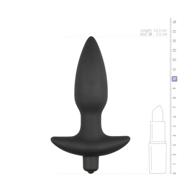 Vibrator Anal ET Raven Rocket Black Butt Plug Vibrator Anal ET Raven Rocket Black Butt Plug