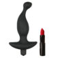 Vibrator Anal ET Raven Rocket Black Silicone Prostate