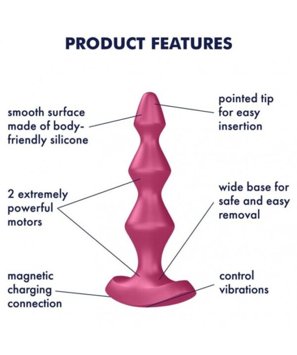 Vibrator Anal Satisfyer Lolli Plug 1 Berry Vibrator Anal Satisfyer Lolli Plug 1 Berry