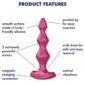 Vibrator Anal Satisfyer Lolli Plug 1 Berry