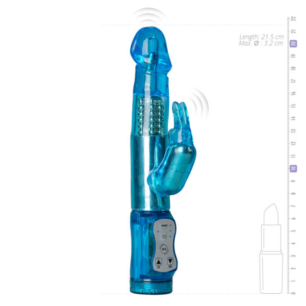Vibrator Cap Rotativ Easytoys Bunny Blue Vibrator Cap Rotativ Easytoys Bunny Blue