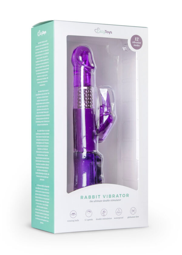 Vibrator Cap Rotativ Easytoys Rabbit Purple Vibrator Cap Rotativ Easytoys Rabbit Purple