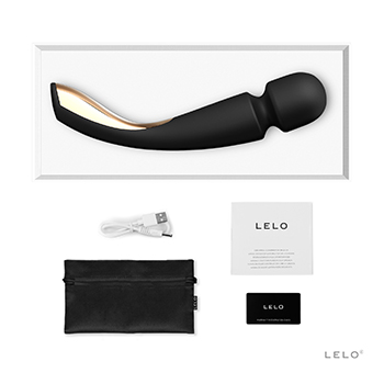 Vibrator Lelo Smart Wand 2 Medium Black Vibrator Lelo Smart Wand 2 Medium Black