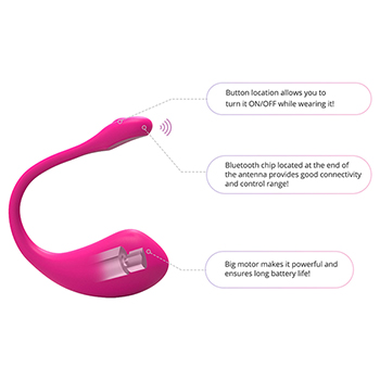 Vibrator Lovense Lush 2 Controlabil Prin Bluetooth Vibrator Lovense Lush 2 Controlabil Prin Bluetooth