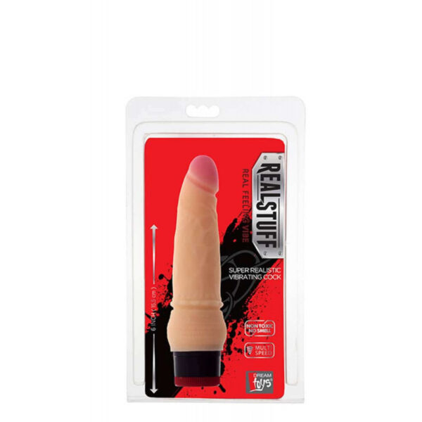 Vibrator Real Stuff 6 Inch Cock Vibrator Real Stuff 6 Inch Cock