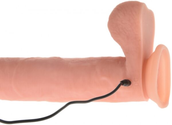 Vibrator Realistic Cu Telecomanda Wireless Cu Testicule26 CM Vibrator Realistic Cu Telecomanda Wireless Cu Testicule26 CM