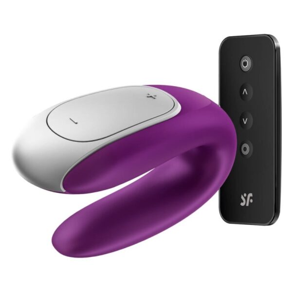 Vibrator Satisfyer Double Fun Violet Vibrator Satisfyer Double Fun Violet
