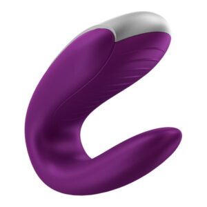 Vibrator Satisfyer Double Fun Violet Vibrator Satisfyer Double Fun Violet