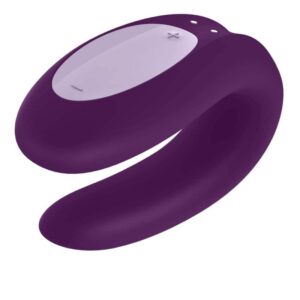 Vibrator Satisfyer Double Joy Purple Vibrator Satisfyer Double Joy Purple