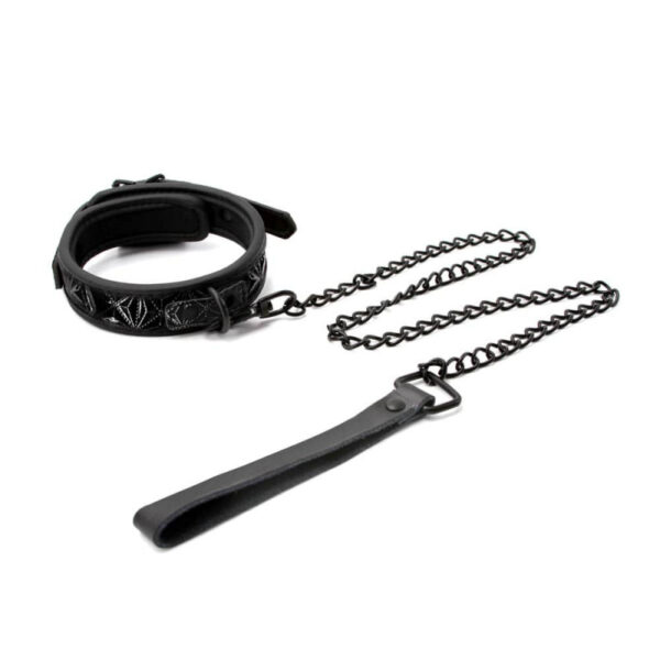Zgarda Cu Lesa Sinful Black 1 Inch Collar Zgarda Cu Lesa Sinful Black 1 Inch Collar