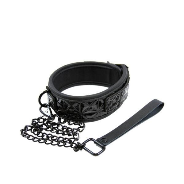 Zgarda Cu Lesa Sinful Black Collar Zgarda Cu Lesa Sinful Black Collar