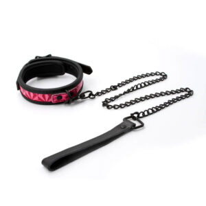 Zgarda Cu Lesa Sinful Pink 1 Inch Collar