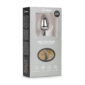 Dildo Anal Easytoys Fox Tail Metal Plug Medium Silver No 3