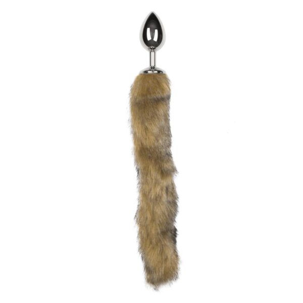 DildoAnalEasytoysFoxTailMetalPlugMediumSilverNo3c DildoAnalEasytoysFoxTailMetalPlugMediumSilverNo3c