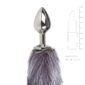DildoAnalEasytoysFoxTailMetalPlugMediumSilverNo6c