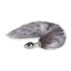 DildoAnalEasytoysFoxTailMetalPlugSmallSilverNo5b