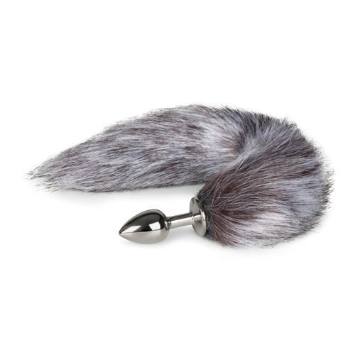 DildoAnalEasytoysFoxTailMetalPlugSmallSilverNo5b DildoAnalEasytoysFoxTailMetalPlugSmallSilverNo5b