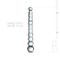 DildoSticlaGildoClearGlassButtPlugNo20b